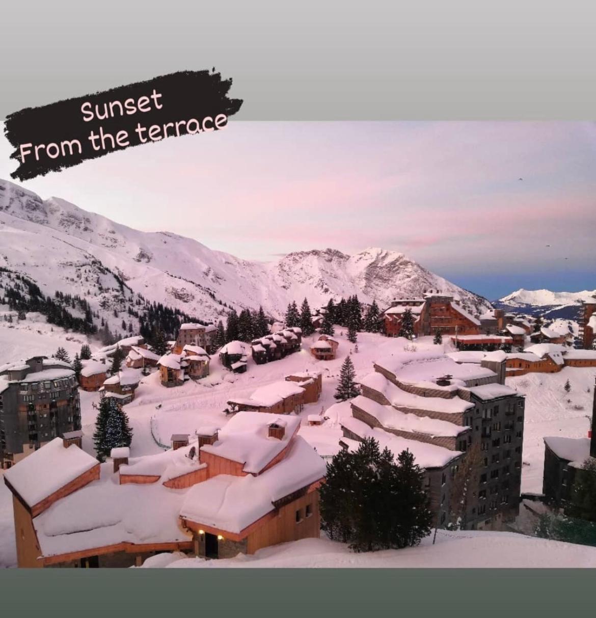 Charmant T2 classé 3 étoiles, Les Crozats, Magnifique vue montagne Avoriaz Esterno foto