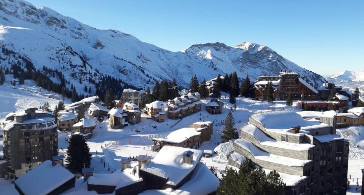 Charmant T2 classé 3 étoiles, Les Crozats, Magnifique vue montagne Avoriaz Esterno foto